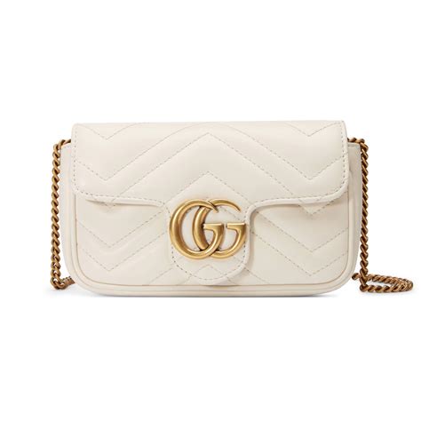 gucci gg marmont white bucket bag|Gucci Marmont crossbody bag.